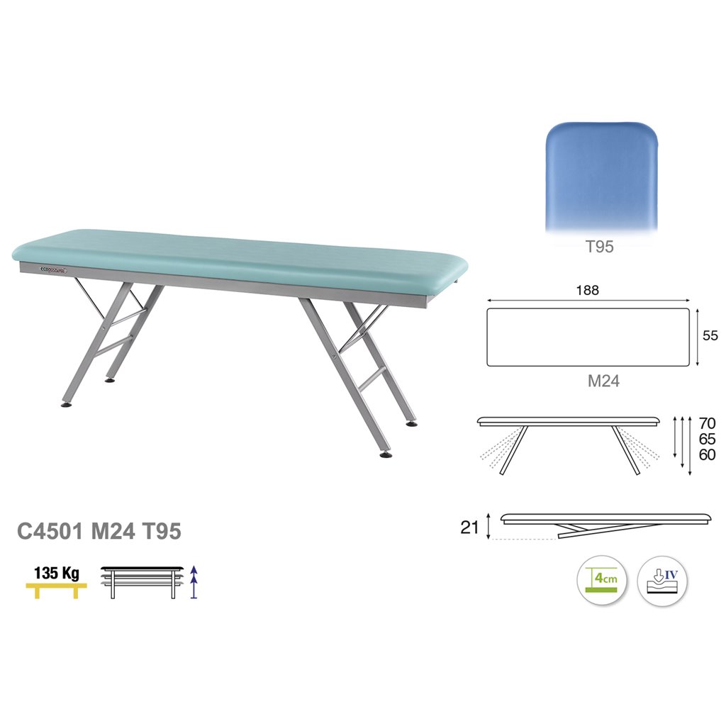 C4501 - STATIONARY TABLES - Ecopostural