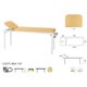 C4575 - STATIONARY TABLES - Ecopostural