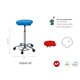 S5640AP - STOOLS / CHAIRS - Ecopostural